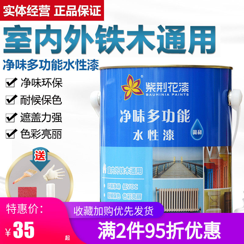 Bauhinia Flower Net Taste Multifunction Waterborne Wood Lacquered Iron Wood Universal Harmonic Lacquer Heating Sheet Furniture furniture Furniture Railing Refurbished Lacquer