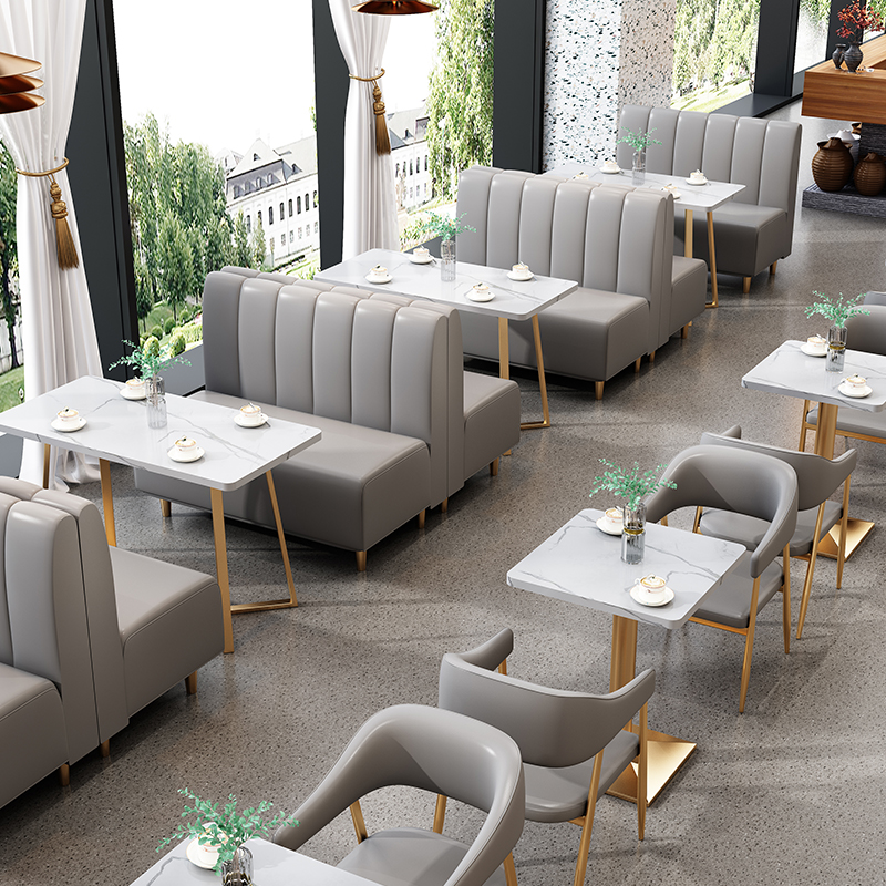 Cassette Sofa Coffee West Restaurant Dessert Leaning Against Wall Nets Red Burger Cake Fast Food Double Combined Milk Tea Shop Table And Chairs