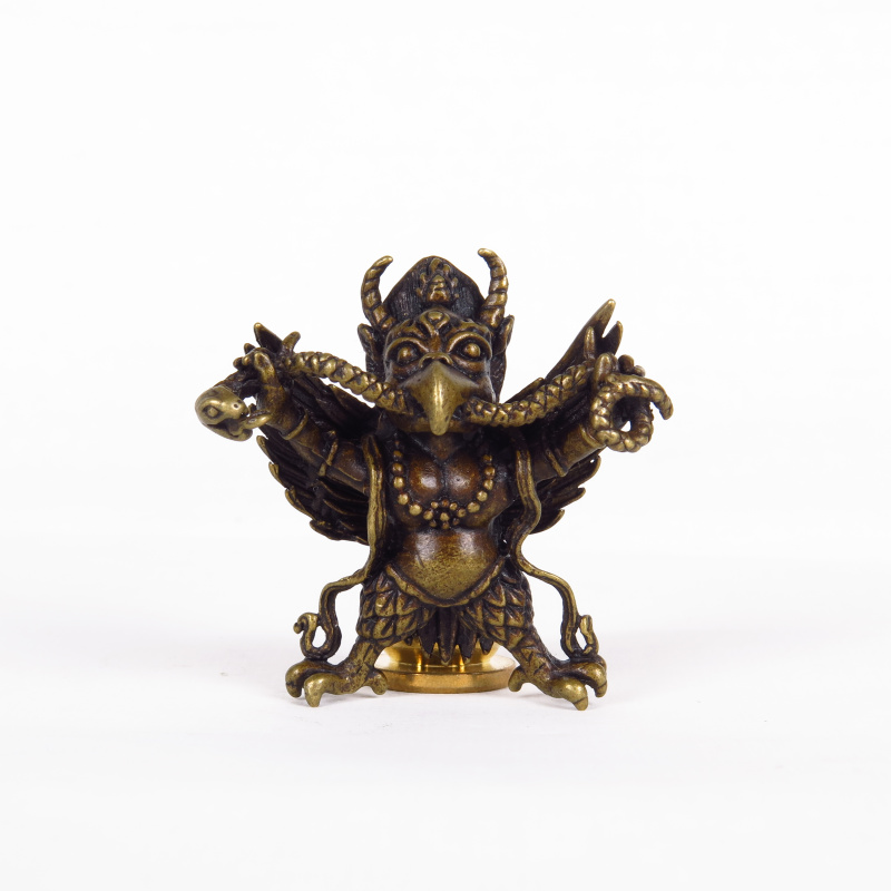 Golden Wings Large Popeng Bird Pendant Carry-on Bronze Large Popeng Golden Fin Bird Pendant Small Buddha Pendulum FIGURINE