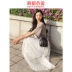 Cửa hàng quần áo Handu 2020 hè mới dành cho nữ phiên bản Hàn Quốc của váy chấm bi dài vừa phải OM80532 - Váy