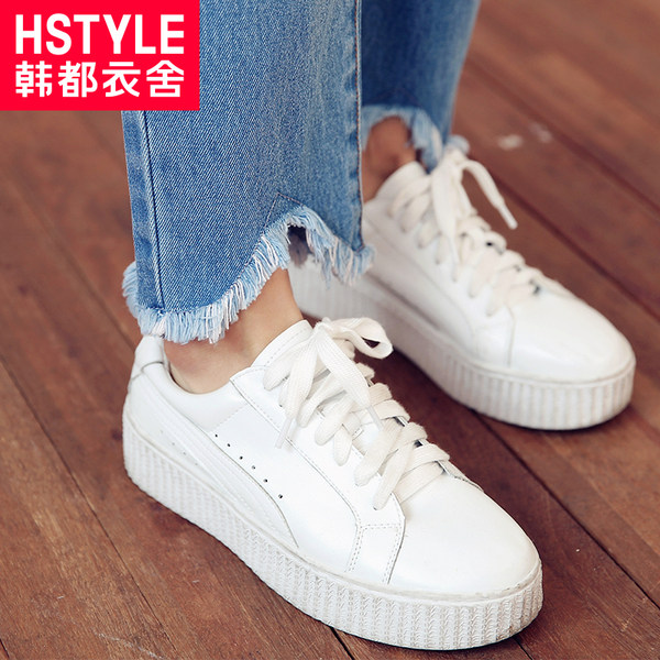 韩都衣舍 18年春季新款 纯棉 时尚个性毛边女式牛仔裤 天猫优惠券折后￥78包邮（￥98-20）