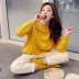 Quần áo Handu 2018 của phụ nữ Hàn Quốc mùa thu mới áo len lỏng màu rắn áo len AA13485 0724 - Áo len
