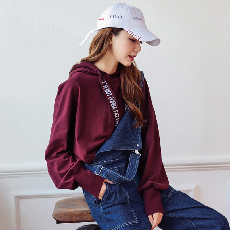 韩都衣舍 宽松长袖连帽女式卫衣 天猫优惠券折后￥89包邮（￥119-30）2色可选