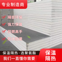Polyurethane insulation board exterior wall fireproof cotton high temperature insulation material sunshine room foam board roof antifreeze and warm
