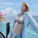 Летний купальник, сексуальный брендовый пляжный комплект, в корейском стиле, 3 предмета