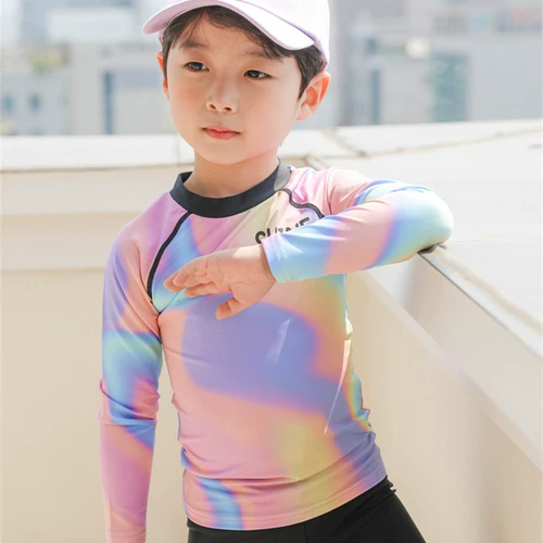 Детский купальник подходит для мужчин и женщин, раздельные детские летние спортивные штаны для мальчиков, подходит для подростков