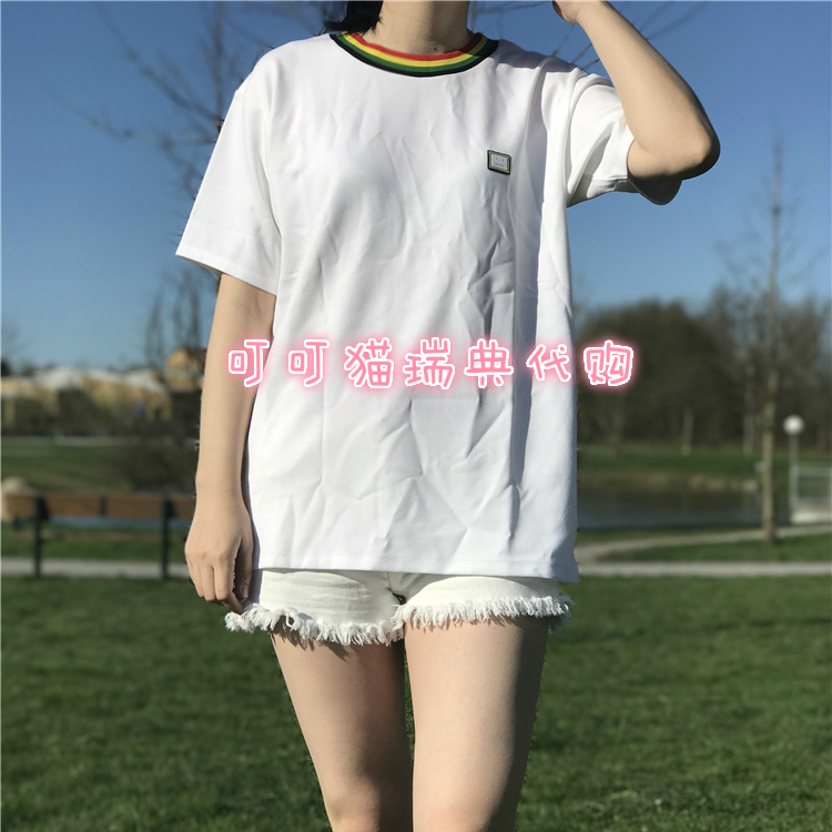 acne studios rainbow t shirt