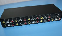 MT-108AV 8口音视频分配器1进8出AV分配器 八路同步视音频分配器