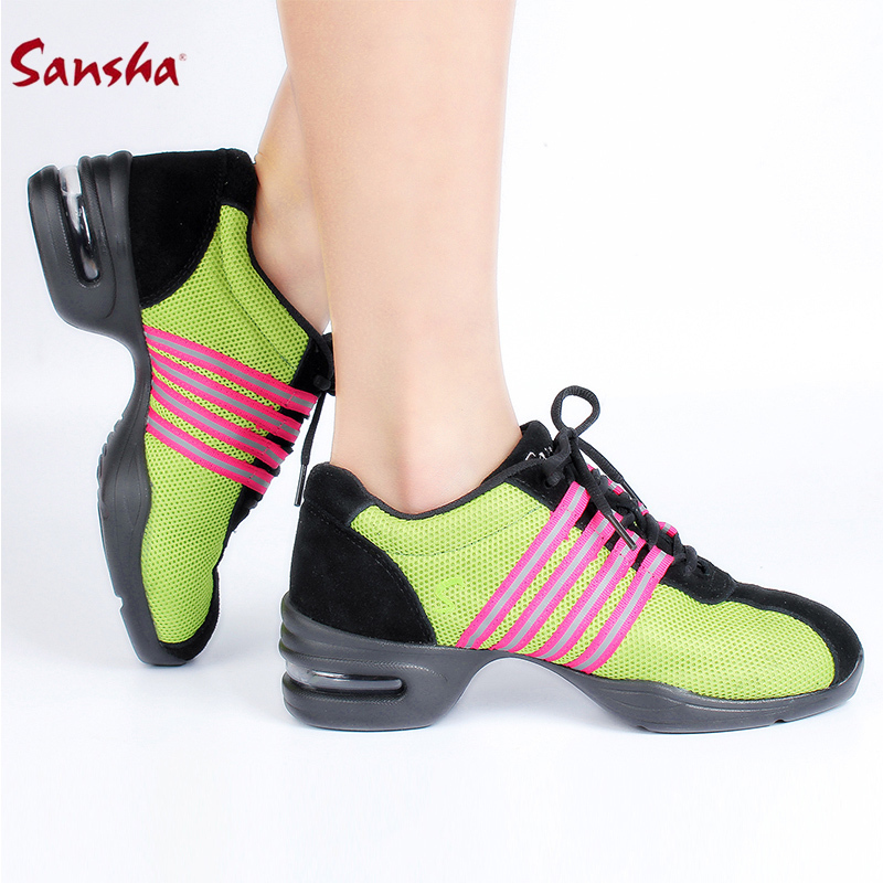 Sansha France Sansha Sneakers Breathable Dance Shoes Casual Walks Air Cushion Square Dance Shoes H37M