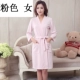 Đàn ông và phụ nữ mùa hè khô nhanh áo choàng mỏng phần dài cặp vợ chồng tay áo bảy điểm lỏng áo choàng lụa kimono áo choàng tắm kích thước lớn áo ngủ nữ