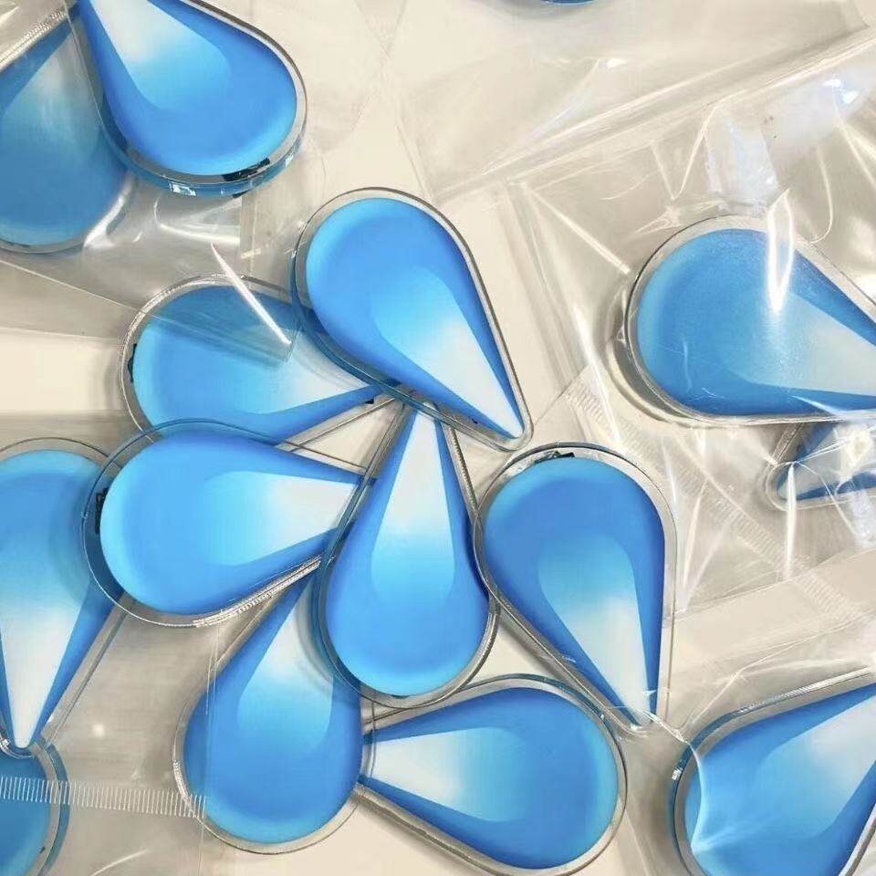 Xiaohongshu with the same original Emjio expression pack sweating soybean hairpin water drop hairpin hair accessories bangs clip headgear