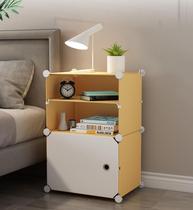 Wear the head cabinet Bedroom simple bedside table Nordic small storage cabinet Storage simple bedside small cabinet Economic type