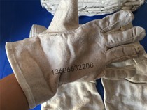 Single layer coarse cloth canvas gloves wear-resistant work welder mechanical welding protective equipment