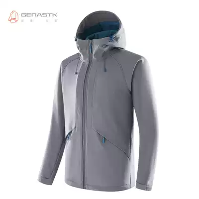 Free custom work clothes single-layer assault clothes women's autumn and winter warm soft shell clothes men's fleece jacket jacket enterprise tooling