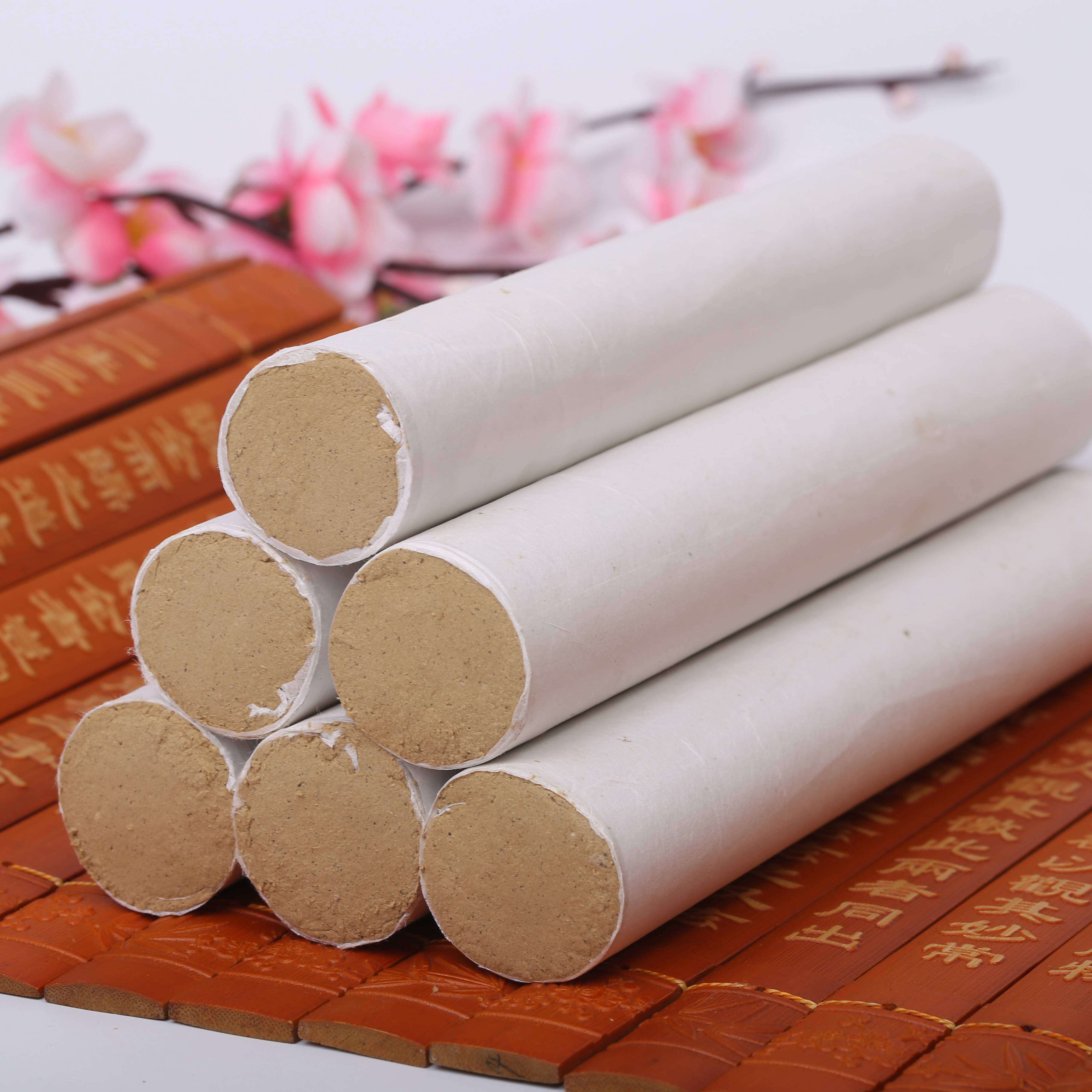 3cm thunder fire moxibustion moxa sticks bold big moxa sticks wholesale pure moxa velvet column Tongrentang home manual moxa moxibustion sticks