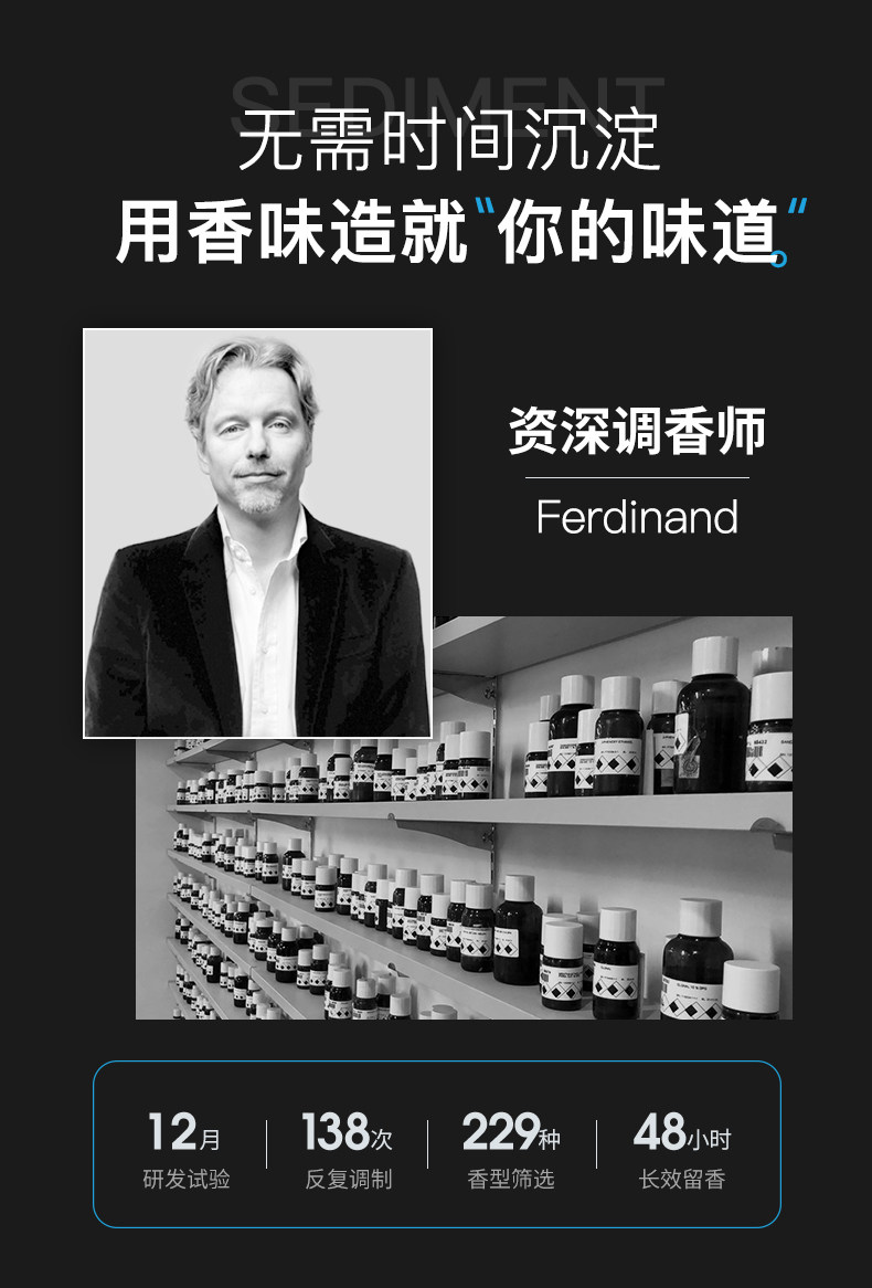 男士专用古龙香沫浴乳家庭套装 图6
