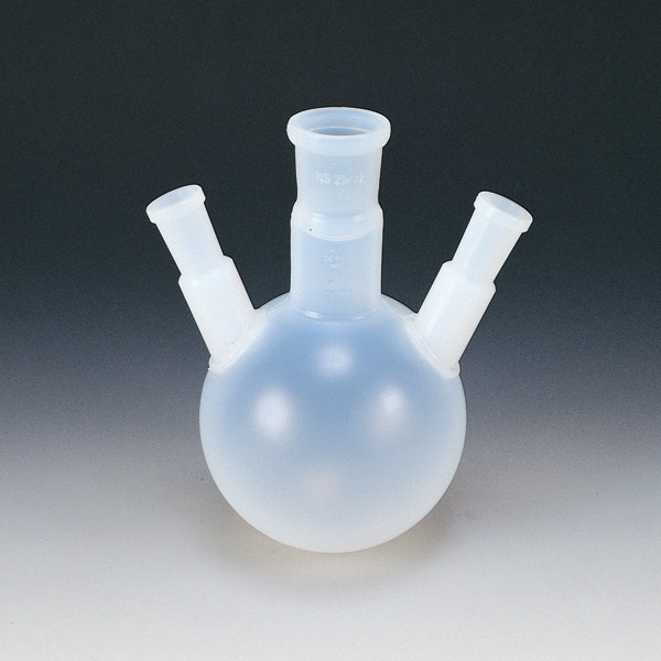 PFA圆底烧瓶2/3/4口500ml氟树脂烧瓶PTFE四氟烧瓶 Flon Chemical