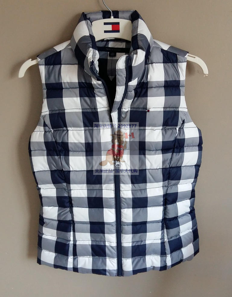 TOMMY Canada imports Tommy women's clothing casual box lady waistcoat waistcoat waistcoat