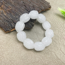 And field white jade walnut handstring mens bracelet jewels with hand chain jewellery to play jade jade instrumental solid finely carved