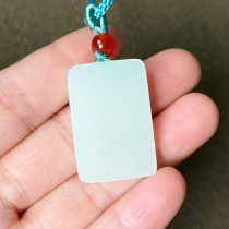 Xinjiang and Tian jade pendant womens section Ping An without a sign pendant jade jade pependant 20x30mm is small and cute