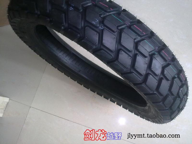 Galing Wing Man 110 90-17 Arrow teeth Flowers All Terrain Tire JH150GY-3 Locomotive Accessories