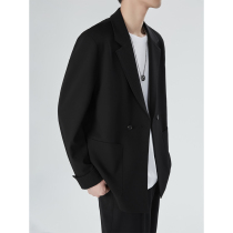 2024 Early Spring New Loose Drape Casual Suit Jacket Mens Light Mature Style Commuting Mens Suit Suit