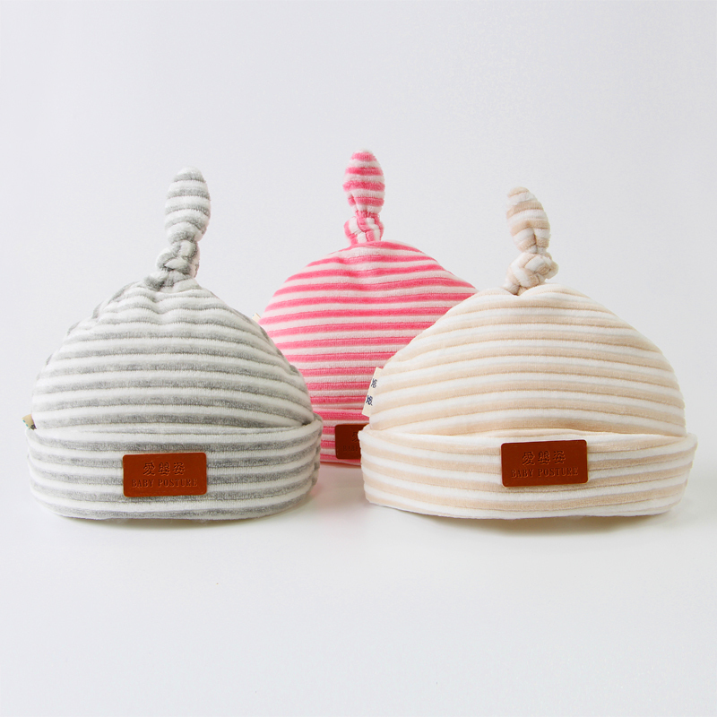 Baby Goose Down Cotton Hat Baby Tire Cap Newborn Clip Cotton Cap Autumn Winter Warm New Soft 2 Top