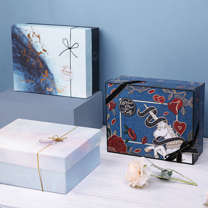 Fangsenyuan gift box birthday packaging high-end creative empty box gift box simple high-end lover gift box