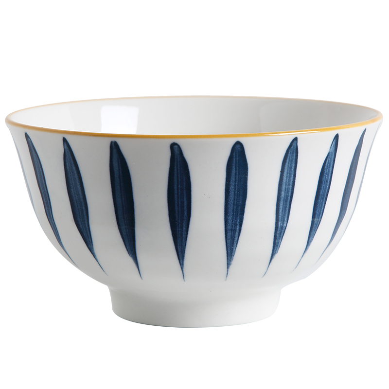 Jingdezhen Japanese ceramics eat red salad bowl household under the glaze color creativity network noodles bowl of soup bowl individual dishes