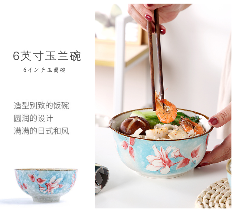 Japanese ceramic bowl with the creative move of the loaded 10 ipads porcelain bowl rainbow such as bowl bowl under a single glaze color tableware