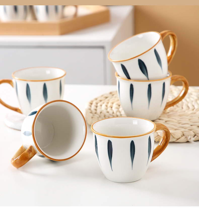 Japanese ceramics ceramic small cup of creative move breakfast cup of coffee cup cup men and women lovers keller cup