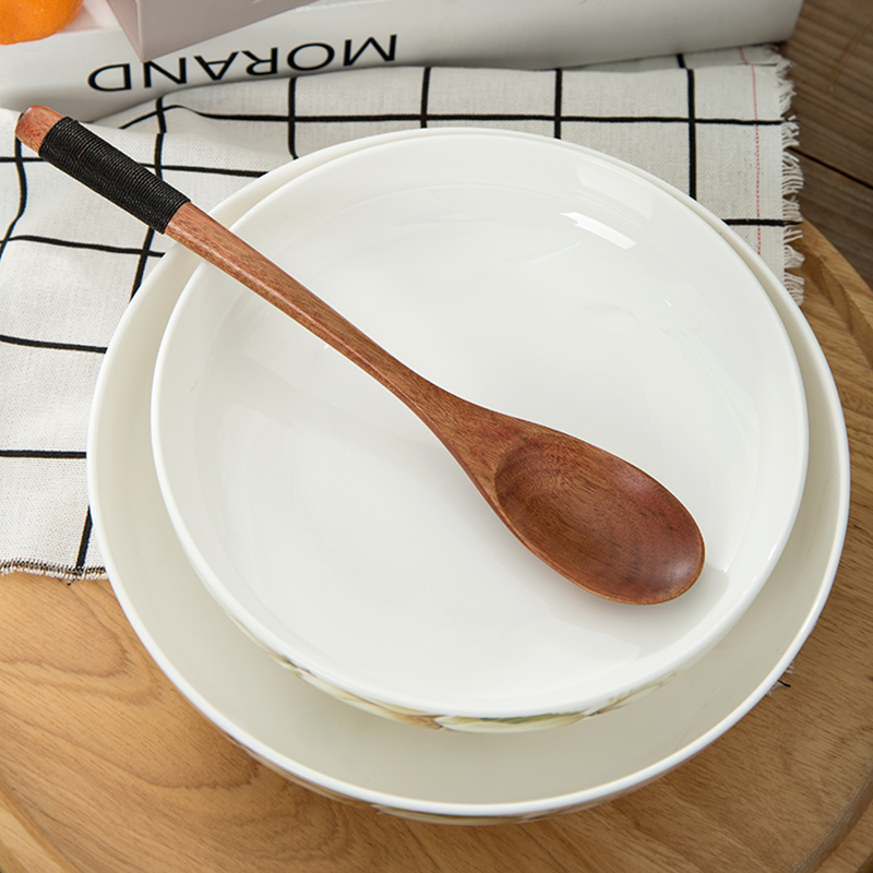 Jingdezhen ceramic plate suit ceramic creative household contracted dish dish dish deep dish soup plate fruit plates