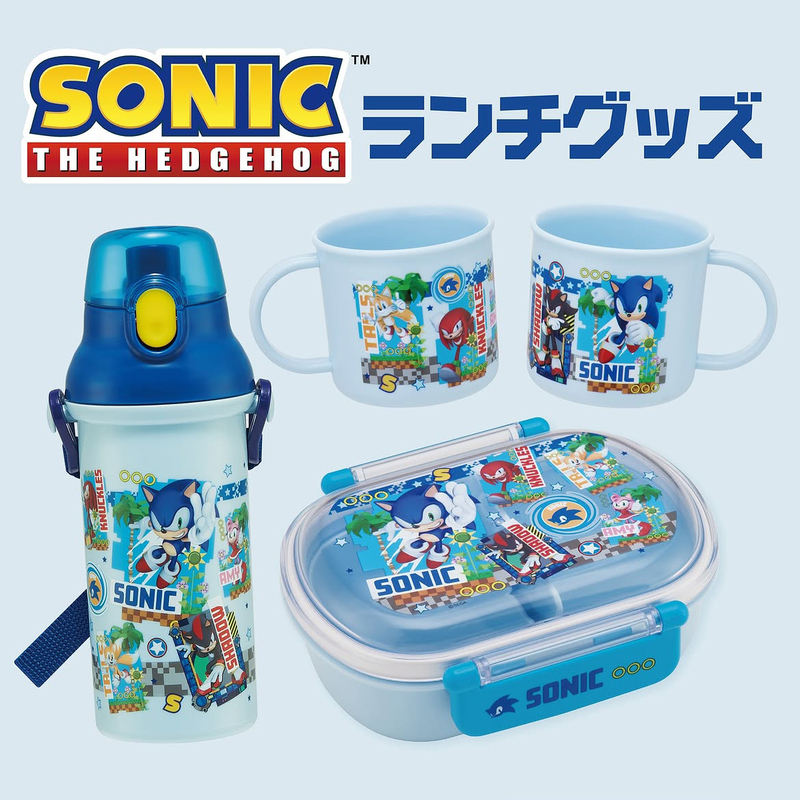 Japanese Skater&Sonic Sonic the Hedgehog Lunch Supplies Kidsren's Lunch Box Insulated Water Cup Tableware Set Japanese Skater&Sonic Sonic the Hedgehog Lunch Supplies Kidsren's Lunch Box Insulated Water Cup Tableware Set