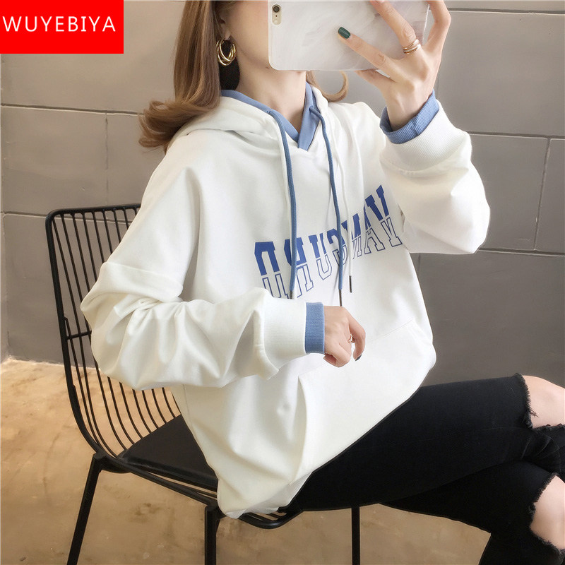 Sweatpants thick cotton T adolescent girls early spring clothing 2022 new first medium-high school students loose even cap thinner casual clothes