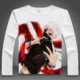Tokyo Ghoul 喰 金 金 Kim Jung Kirishima Dong Xiang Anime Nhật Bản xung quanh quần áo áo thun dài tay thoải mái - Carton / Hoạt hình liên quan