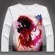 Tokyo Ghoul 喰 金 金 Kim Jung Kirishima Dong Xiang Anime Nhật Bản xung quanh quần áo áo thun dài tay thoải mái - Carton / Hoạt hình liên quan