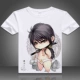 2017 Tomb Notes Quần áo Anime Quần áo ngắn tay nam và nữ Zhang Qiling Muffled Oil Chai Little Brother Chai Evil T-shirt