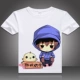 2017 Tomb Notes Quần áo Anime Quần áo ngắn tay nam và nữ Zhang Qiling Muffled Oil Chai Little Brother Chai Evil T-shirt