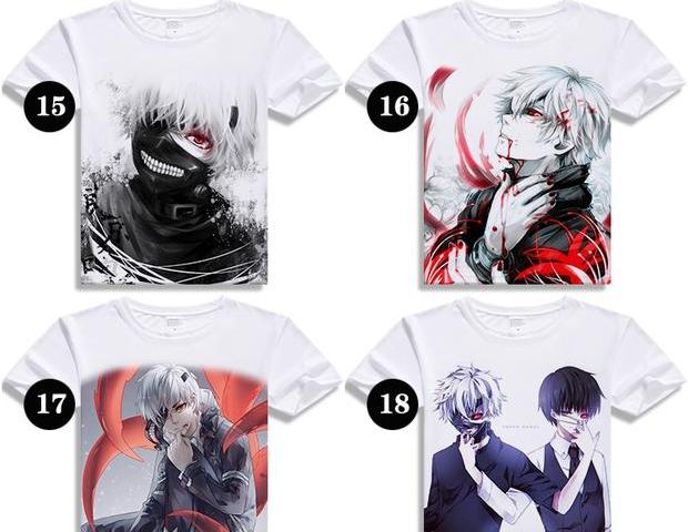 Tokyo Ghoul 喰 金 金 Kim Jung Kirishima Dong Xiang Anime Nhật Bản xung quanh quần áo áo thun dài tay thoải mái - Carton / Hoạt hình liên quan hình sticker đẹp