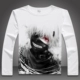 Tokyo Ghoul 喰 金 金 Kim Jung Kirishima Dong Xiang Anime Nhật Bản xung quanh quần áo áo thun dài tay thoải mái - Carton / Hoạt hình liên quan
