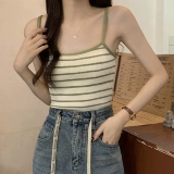 Летний черный топ с чашечками, трикотажный сексуальный жилет, для маленькой груди, французский стиль