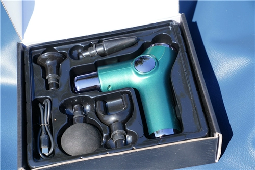 Зеленый Y тип 32 фасции Gun Глубокий релаксационный массаж массаж и постоянную фасцию мышечной мембраны релаксант массаж