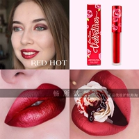 Прозрачный Limecrime Unicorn Metallic Velvetines Metal Metal Lip Gloss Lana Red Hot Hot