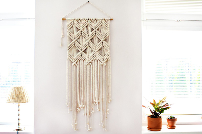 Cô đơn. Bohemian Bắc Âu dệt thủ công tấm thảm treo tường phân phối hộp nhà trang trí mềm mại thảm treo tường khổ lớn