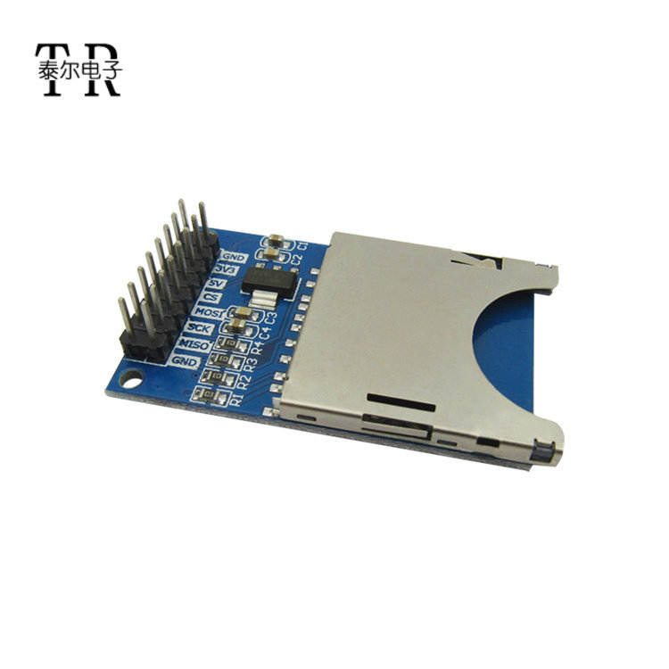 SD card reader module Single chip SD SPI interface SD card socket SD card module
