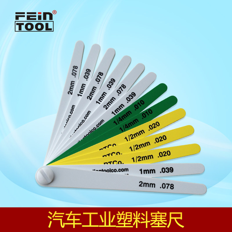 Plastic feeler gauge plastic feeler gauge gauge for automotive industry Pradkson 15026 19350