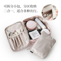 eachy portable simple cosmetic bag waterproof wash bag large capacity handnet red cosmetics storage bag ins Wind