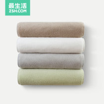 The most living Xinjiang Awati long-staple cotton towel light color water absorption does not lose hair washing face Household full cotton towel