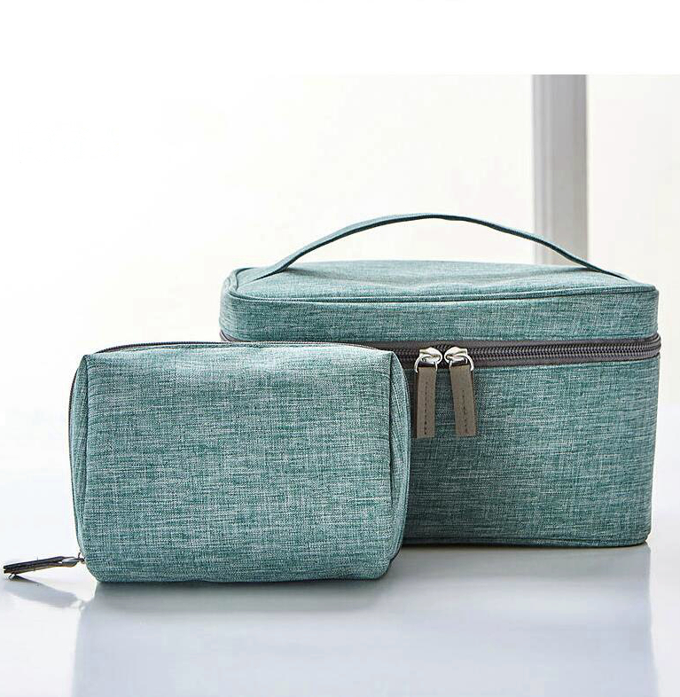 Travel travel Travel Wash Bag Carry-on portable small size Makeup Bag Minimalist Daily Pure Color Large Capacity Hand Holding Bag