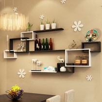 Wall Shelf Living Room TV Background Wall Cabinet Sofa Dining Room Wall Wall-mounted Separator Film And Film Wall Decoration Shelf